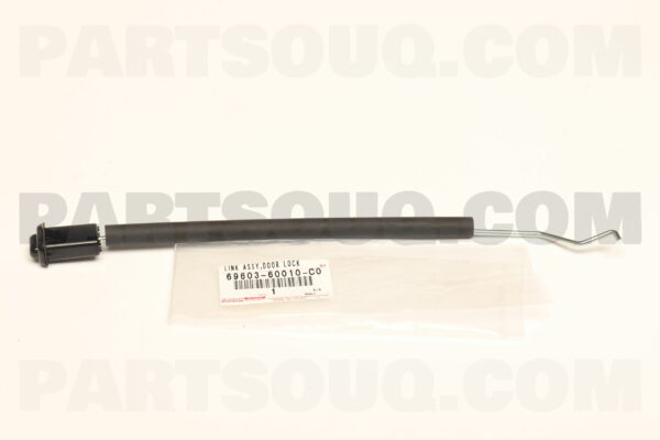 Rod Sub-assy, Front Door Lock Remote Control, Rh Black, Trim1*, 4* 69603-60010-c0